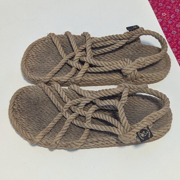 Nomadic State of Mind JC Rope Sandals Braided Boho Fisherman Core Rubber Sole 39 - Picture 7 of 7